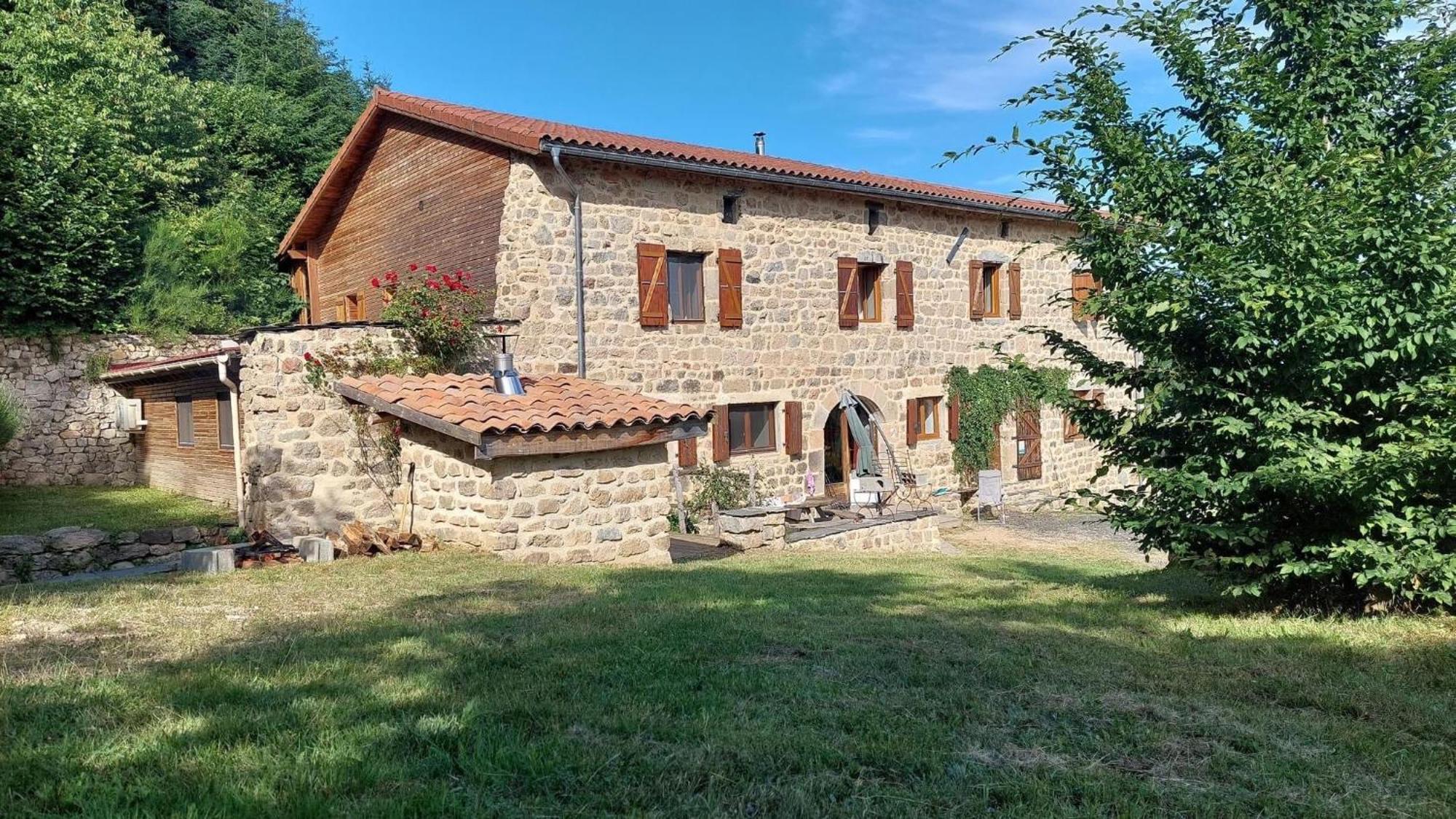 Grange De Sagne Maison Et Table D Hotes Avec Diner Sur Reservation Saint-Jean-Roure المظهر الخارجي الصورة