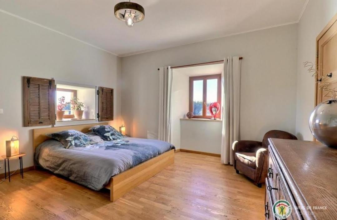 Grange De Sagne Maison Et Table D Hotes Avec Diner Sur Reservation Saint-Jean-Roure المظهر الخارجي الصورة